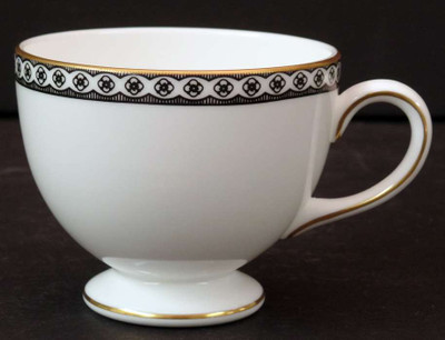 Wedgwood Ulander Black Flat Cup from Ulander Black by Wedgwood at China Lane.