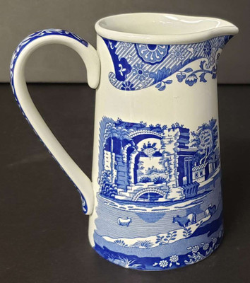 Spode Blue Italian (newer) WIndsor Jug - Medium.
