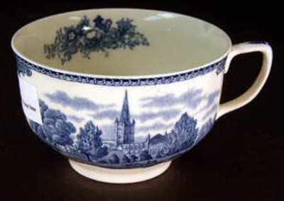 Johnson Brothers Old Britain Castles Blue Cup Design Inside - About New, 2 1/4" Design Inside