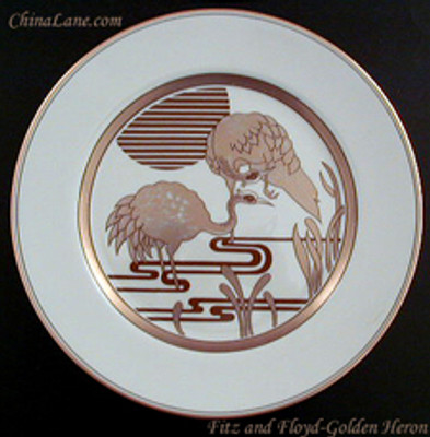 Fitz and Floyd - Golden Heron - Dinner Plate - LW