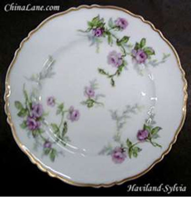 Haviland - Sylvia ~ White ~ France - Salad Plate - AN