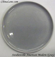 Steubenville - American Modern ~ Gray - Bread Plate - AN