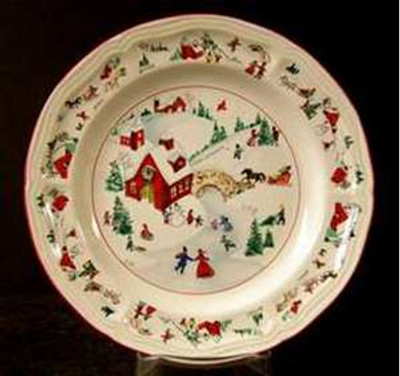 Farberware - White Christmas 391 - Salad Plate - AN