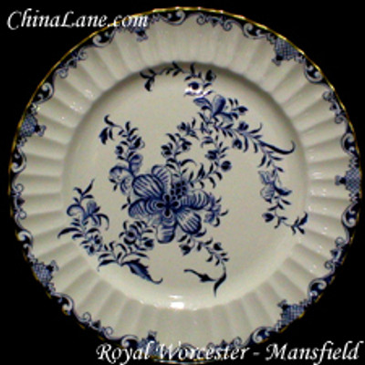 Royal Worcester - Mansfield~Blue - Salad Plate - MW