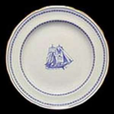 Spode Trade Winds Blue W146 Salad Plate - About New from the Trade Winds Blue W146 collection by Spode.