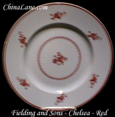 Fielding and Sons - Chelsea ~ Red - Oval Bowl - N