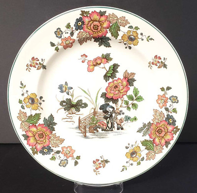 Wedgwood Eastern Flowers Dinner Plate - New. Replacement piece available at China Lane.