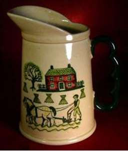 Metlox Homestead Provincial Pitcher - About New, 6 5/8"