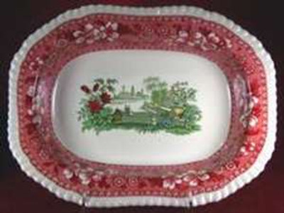 Spode Merriemount 2/8029 Oval Bowl - About New.