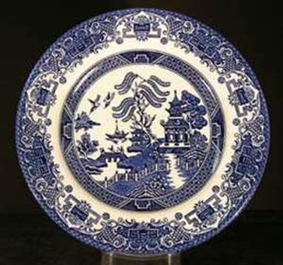 English Ironstone - Blue Willow - Dinner Plate - AN