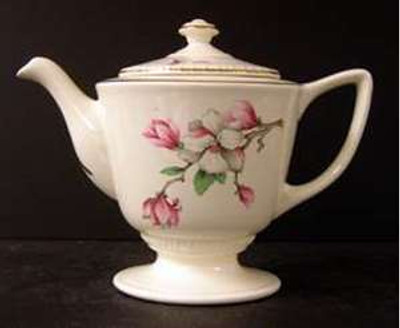 Homer Laughlin Dogwood (Liberty Shape) L639 Tea Pot - New in the Homer Laughlin Dogwood (Liberty Shape) L639 pattern. Shop Ch