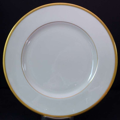 Lenox Tuxedo (Gold Backstamp) Salad Plate - About New, 8 3/8"
