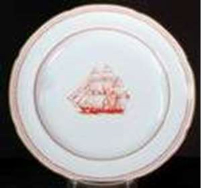 Spode - Trade Winds ~ Red W128 - Salad Plate - MW