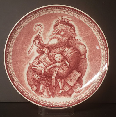 Wedgwood - Mayfair (Williams Sonoma) - Dessert Plate St. Nick - N