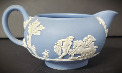 Wedgwood - Cream on Lavender Jasperware - Creamer - N