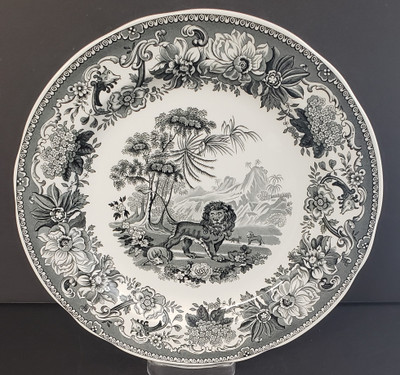 Spode - Archive Collection~Black - Dinner Plate~Aesops Fable - N