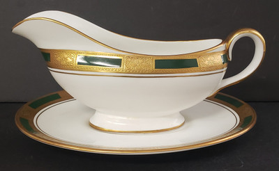 Aynsley Empress Laurel Gravy Boat - New. Collectible piece.
