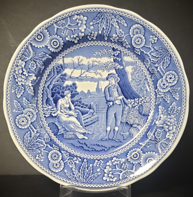 Spode Georgian Collection Salad Plate - Woodman from the Georgian Series (blue Room Collection) collection by Spode.