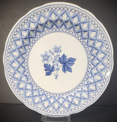 Spode Blue Geranium Salad Plate New - Blue Geranium by Spode.