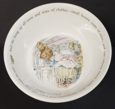 Wedgwood Mrs. Tiggy Winkle Child's Bowl – collectible replacement piece by Wedgwood.