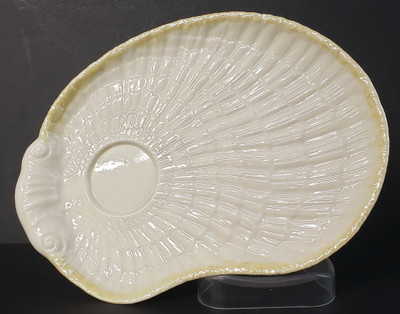 Belleek - Limpet~Yellow - Snack Plate - N