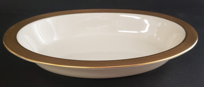Lenox Lowell P67 (Gold Backstamp) Oval Bowl, 8 1/2"