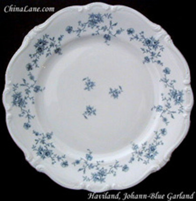 Haviland Johann - Blue Garland - Salt and Pepper Set - N