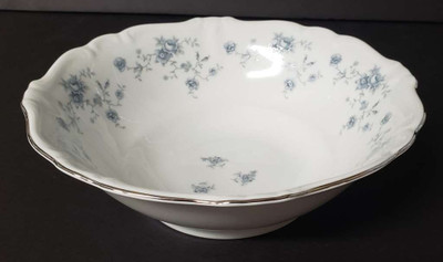 Haviland Johann Blue Garland Soup Bowl. Collectible replacement piece available at China Lane.