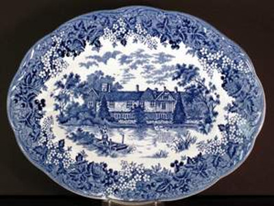 Meakin J.G. - Romantic England ~ Blue - Platter - N