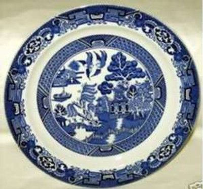 Woods Enoch - Blue Willow - Bread Plate - AN