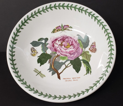 Portmeirion Botanic Garden Pasta Bowl (Low) - Shrubby Peony - New, 10 1/2" x 2 3/8" Portmeirion Botanic Garden Pasta Bowl (Low) - Shrubby Peony - New, 10 1/2" x 2 3/8"