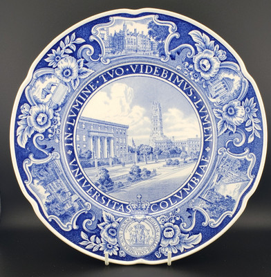 Wedgwood Columbia University Dinner Plate- #10 Barnard College – collectible replacement piece by Wedgwood.