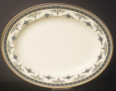 Minton - Grasmere ~ Blue - Platter 13 - N