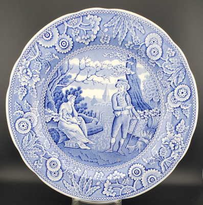Spode Georgian Series (blue Room Collection) Dinner Plate - Woodman.