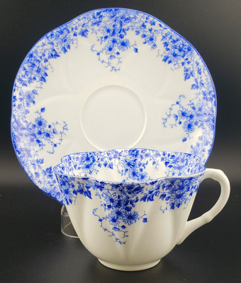 Shelley Replacement China - Dainty Blue - Cup and Saucer - N