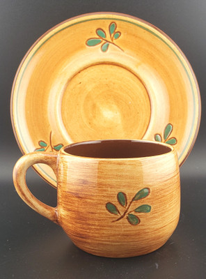 Pennsbury Pottery - Red Rooster - Cup and Saucer - N