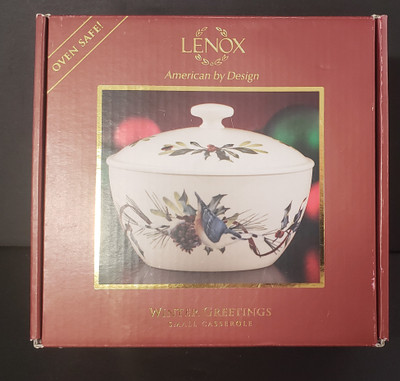 Lenox Winter Greetings Small Casserole