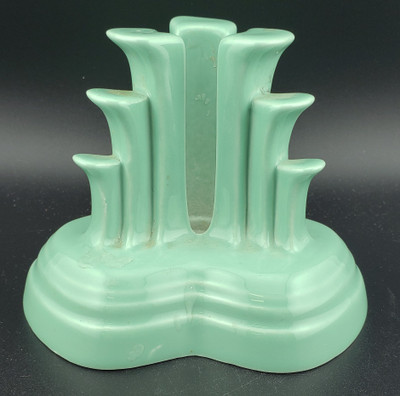 Homer Laughlin Fiesta Seamist Green Tripod Candle Holder 2" in the Homer Laughlin Fiesta Seamist Green pattern. Shop China La