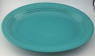Homer Laughlin Fiesta Turquoise (Newer) Platter 8" in the Homer Laughlin Fiesta Turquoise (Newer) pattern. Shop China Lane fo