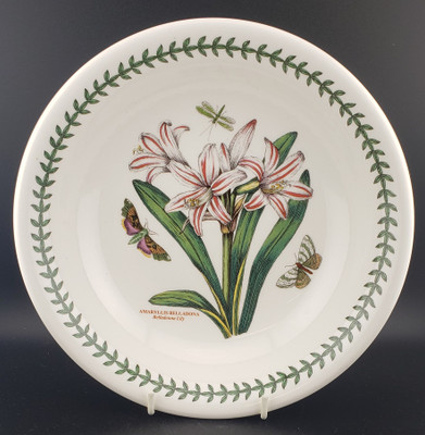 Portmeirion Botanic Garden Individual Pasta Bowl - Belladonna Lily - New, 8 5/8" Portmeirion Botanic Garden Individual Pasta Bowl - Belladonna Lily - New, 8 5/8"