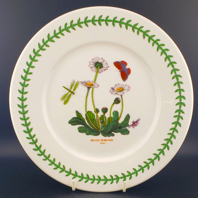 Portmeirion Botanic Garden Luncheon Plate - Daisy - New, 9 3/8"