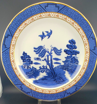 Royal Doulton Replacement China - Real Old Willow TC1126 (Gold Trim) - Dinner Plate - LW