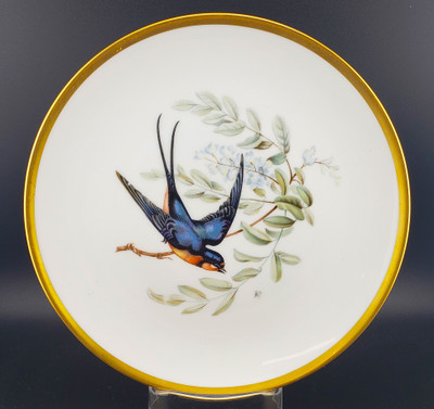 Hutschenreuther - Audobon Bird - Salad Plate - Barn Swallow - AN