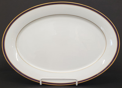 Oxford (Lenox) - Annapolis Blue - Platter 16 - N