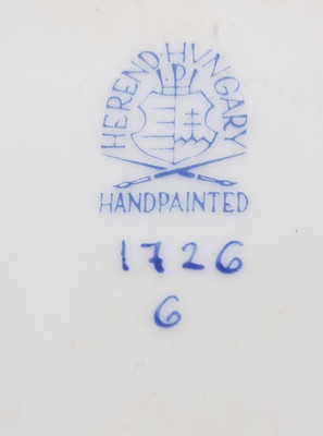 Herend - Rothschild Bird (RO) - Cup and Saucer #1726 Design 3A - N