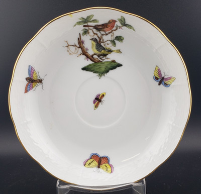 Herend - Rothschild Bird (RO) - Chocolate Saucer 707 Design 3A- N