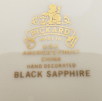 Pickard - Black Sapphire - Dinner Plate - N