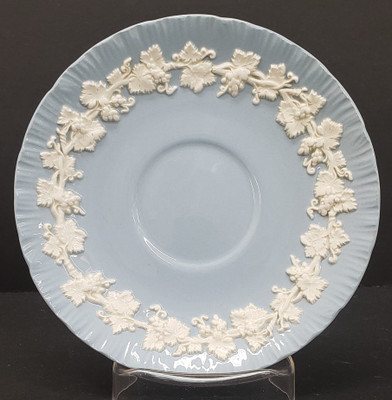 Wedgwood - Cream on Lavender (Shell Edge) - Cream Soup Saucer - N