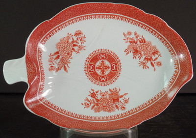 Spode - Fitzhugh Red - Leaf Dish - N