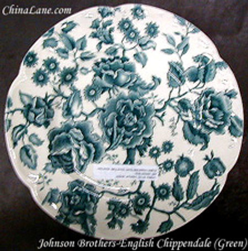 Johnson Brothers - English Chippendale ~ Green - Round Bowl